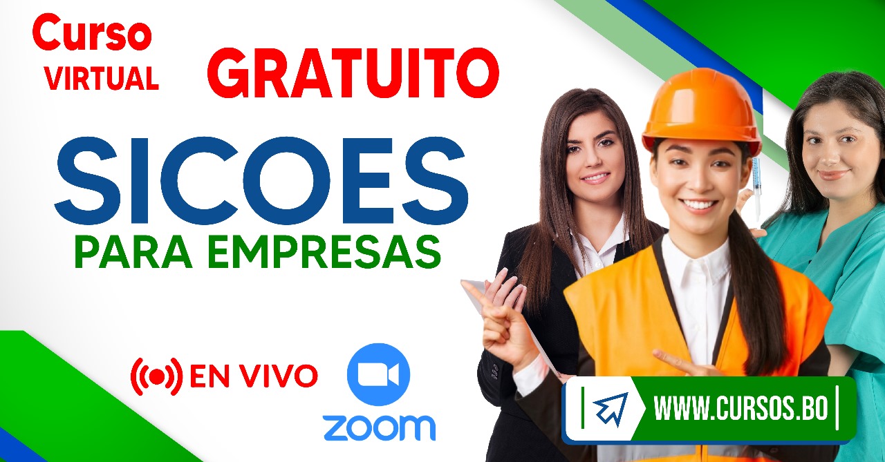 Curso gratuito SICOES para Empresas (En vivo  por ZOOM ) WEBINAR GRATIS